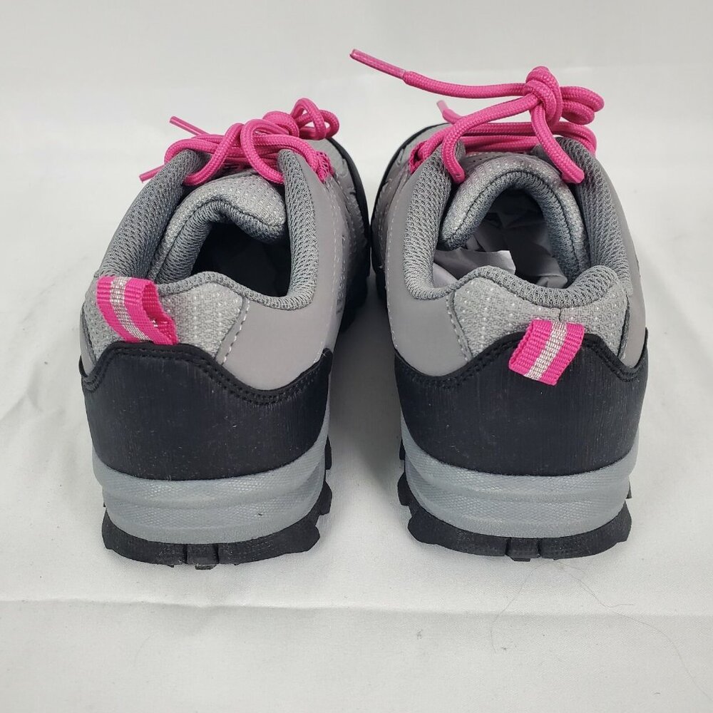 NIB Highland Creek Girls Youth Journey Hiking Shoes Athletic Gray/Pink Sz 13 - Picture 4 of 9